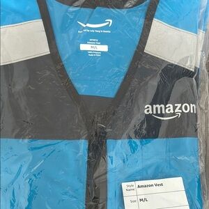 Amazon Blue and Black Vest
